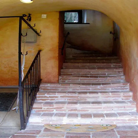 Prázdninový dům With Large Covered Terrace In Small With Swimming Pool *