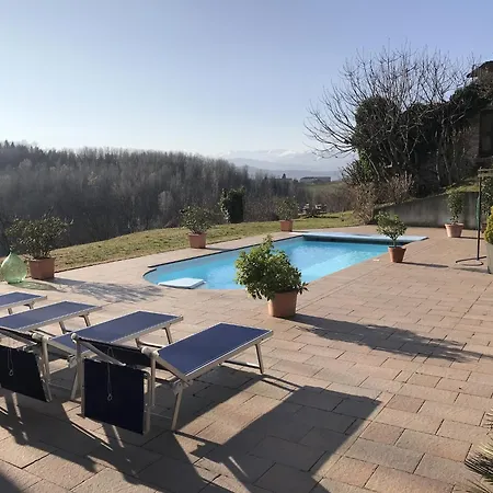 With Large Covered Terrace In Small With Swimming Pool
