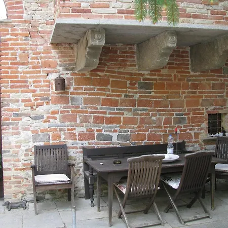 Prázdninový dům With Large Covered Terrace In Small With Swimming Pool *
