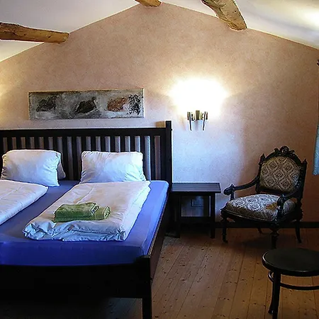 Prázdninový dům With Large Covered Terrace In Small With Swimming Pool