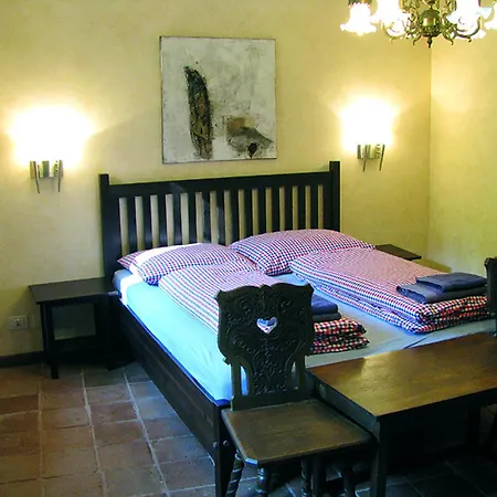 Prázdninový dům With Large Covered Terrace In Small With Swimming Pool *
